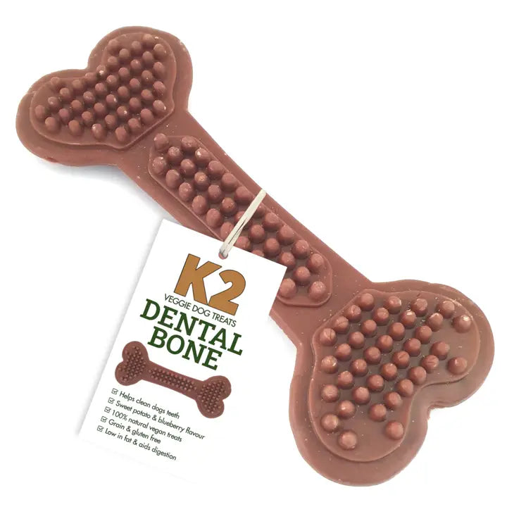 spinach and apple flavour dog treat veggie vegetarian vegan dental bone chew for dogs natural gluten free grain free good for teeth low fat digestive aid sweet potato and blueberry