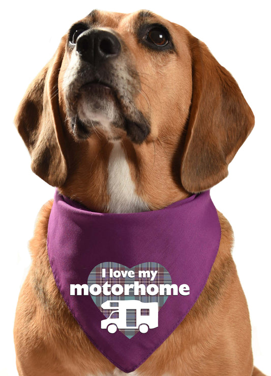 i love my motorhome dog bandanas
