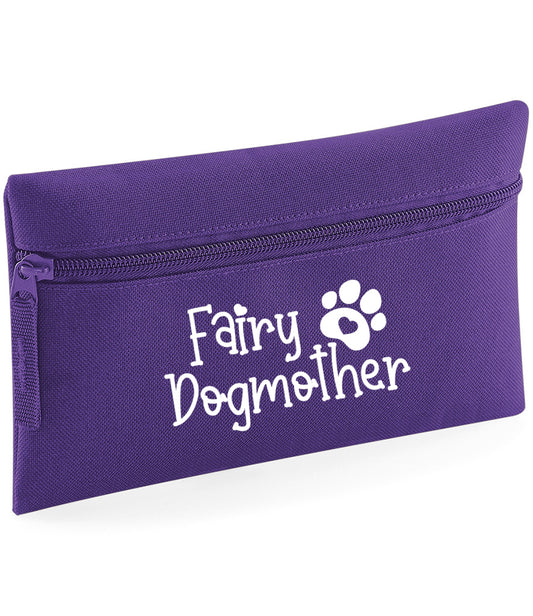 purple pencil case purple fairy dogmother gift for doglover christmas birthday secret santa stationery school 