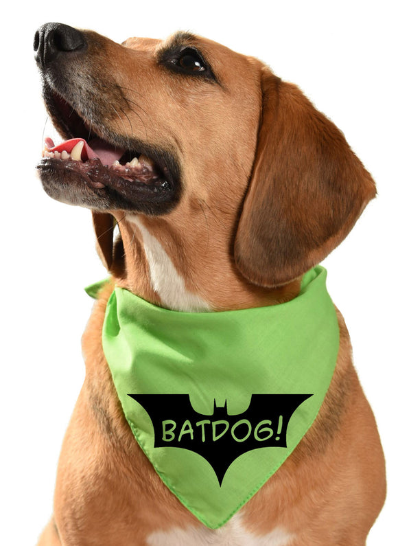 batdog batman dog bandana pengiun, catwoman, poison ivy, mr freeze, christian bale, dark knight