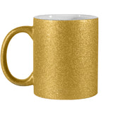 MUG - Love is a four legged word - available in white or glitter coloured mugs