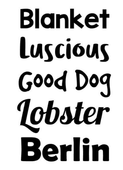 fonts for dog bandana personalisation customised 