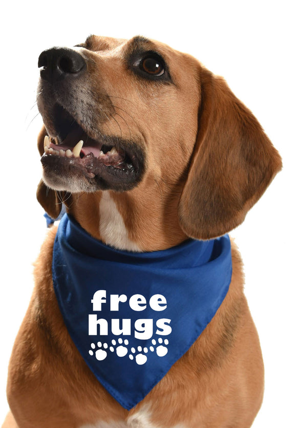 free hugs dog bandana puppy doggy cuddles
