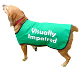 visually impaired vision impared dog coat