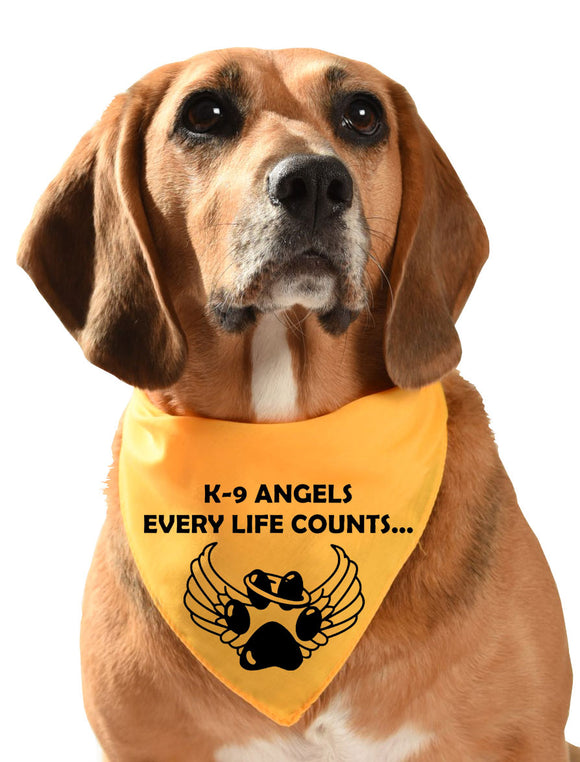 k9 angels charity dog bandana