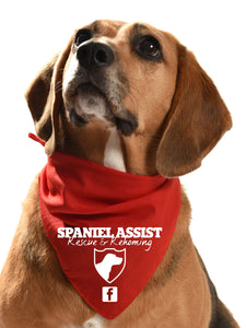 spaniel assist fundraising dog bandana